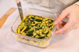 Công thức món ăn: Cải bó xôi xào trứng