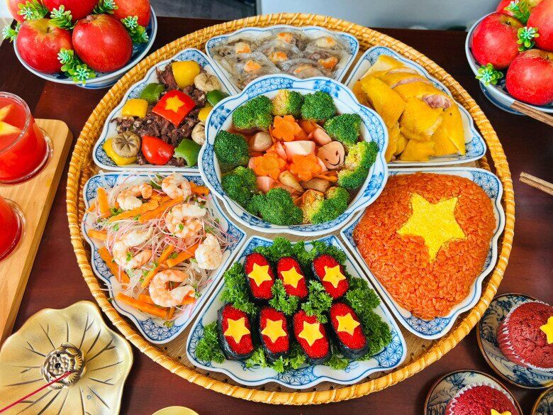Món ăn mang sắc thái yêu nước