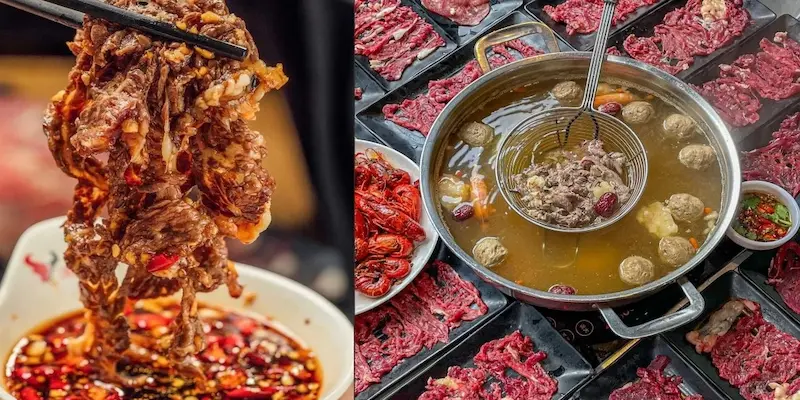 Lẩu Bò Tươi Các loại gia vị không được bỏ sót